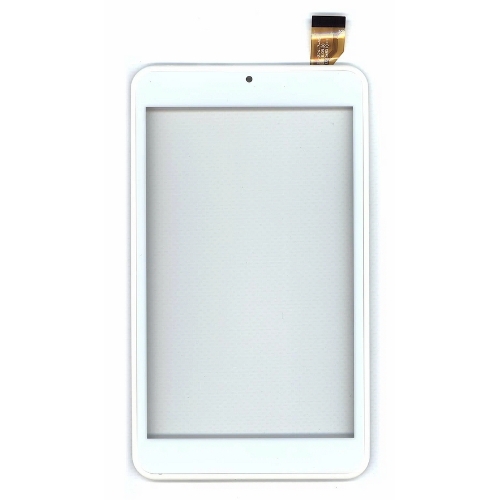 Сенсорное стекло (тачскрин) для Евросеть E-TAB 7.11, белое с рамкой