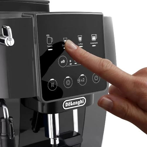 Кофемашина автоматическая DeLonghi ECAM220.22.Gb черный, исп. кофе - зерновой/молотый, 1.8 л, 1450 Вт, 15 Бар.