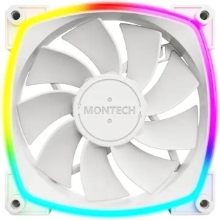 Вентилятор для корпуса MONTECH RX120 PWM белый, 120 мм, 1600 об/мин, 27 дБ, 4 pin