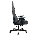 Кресло игровое Бюрократ VIKING 7 KNIGHT B FABRIC черный текстиль/эко.кожа крестовина металл/пластик