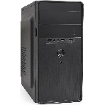 Компьютерный корпус Minitower ExeGate BA-309-UNS500 (mATX, БП UNS500 с вент. 12см, 2*USB, HD аудио, черный)