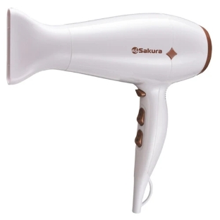Фен SAKURA SA-4048W белый, 2200 Вт