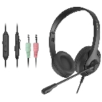 Гарнитура A4Tech Fstyler FH100 чёрный, проводная