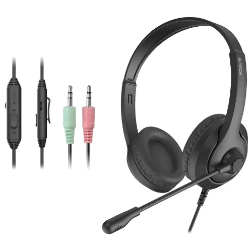Гарнитура A4Tech Fstyler FH100 чёрный, проводная