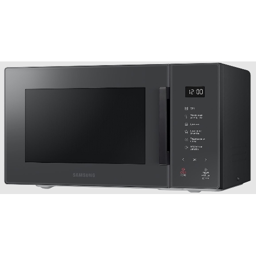 Микроволновая печь Samsung MS23T5018AC/BW антрацит, 23 л, 800 Вт, переключатели - сенсор