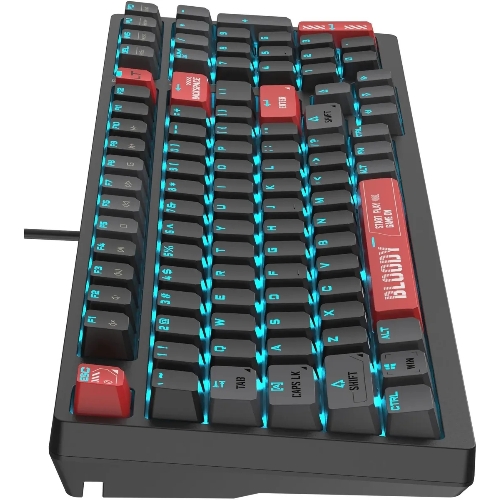 Клавиатура проводная A4Tech Bloody AT98 USB черный/красный