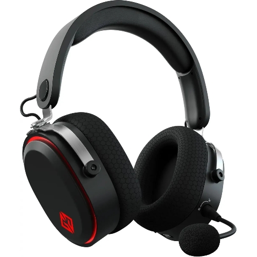 Беспроводные/проводные наушники GMNG GG-HS405W черный, полноразмерные, Bluetooth + радиоканал + проводной, до 40 ч