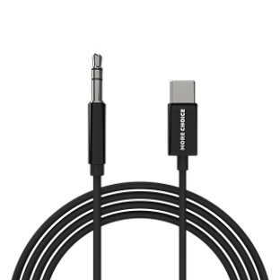 Кабель аудио MORE CHOICE (4610196409844) UK28a AUX 3.5мм Type-C 1м, черный