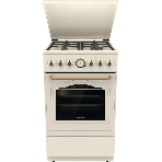Плита комбинированная Gorenje GKS5B70CLI бежевый, конфорок 4 газовых, духовка 70 л, 50 см x 85 см x 59.4 см