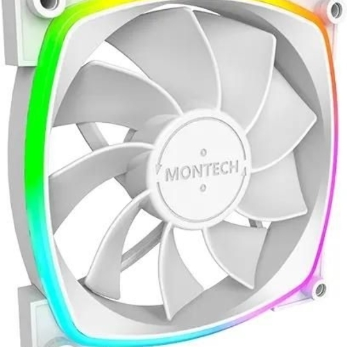 Вентилятор для корпуса MONTECH RX120 PWM белый, 120 мм, 1600 об/мин, 27 дБ, 4 pin