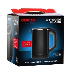 Чайник электрический Centek CT-0006 черный, 1100 Вт, 0.6 л