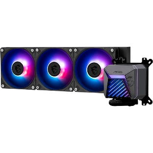 Система жидкостного охлаждения MSI MAG CORELIQUID A15 черный 120мм алюминий+медь 2050rpm 28.7db 4-pin