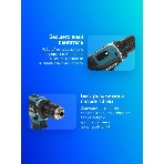 Дрель-шуруповерт Makita DDF485Z, 18 В, 0 Ач, 50 Нм, бесщеточный