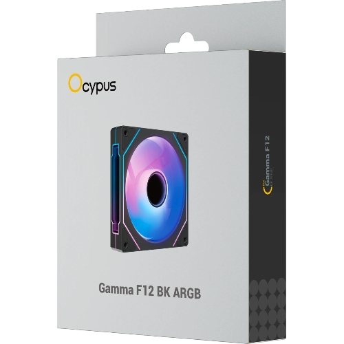 Вентилятор для корпуса Ocypus Gaммa F12 ARGb BK (Gaммa-F12-BK1AM00X-GL)