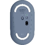 Мышь беспроводная Logitech Pebble M350 синий, 1000 dpi, радиоканал, Bluetooth, USB, кнопки - 3
