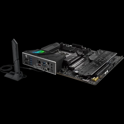 Материнская плата ASUS ROG STRIX B860-F GAMING WIFI, LGA 1851, Intel B860, 4xDDR5, 4xSATA, 4xM.2, 1xPCIe 5.0 x16, 1xPCIe 4.0 x16, 1xDP, 1xHDMI, 1x 2.5Gb LAN, 1xUSB 20Gbps, 1xUSB 10Gbps, 6xUSB-A 5Gbps, 2xUSB 2.0, 3x3.5 мм, 7.1, ATX