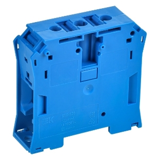 Колодка клеммная IEK YCT10-00-K07-120 CTS ARMAFIX 120 кв.мм син.