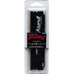 Оперативная память Kingston Fury Beast, DDR5, 32GB (1x32GB), 5600 MHz, CL40, с радиатором, чёрный