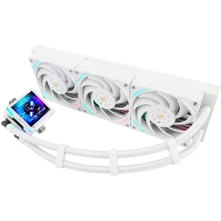 Система жидкостного охлаждения Thermalright Elite Vision 360 (360mm, LED, White, ARGB/Fans: 3x120mm, 69CFM, 27dBA, 2150RPM/Pump height 63mm, Rad thickness 27mm/S: 1700, 1200, 1851, 115X, 2011, 2066, AM5, AM4)