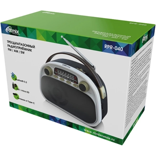 Радиоприемник Ritmix RPR-040 белый