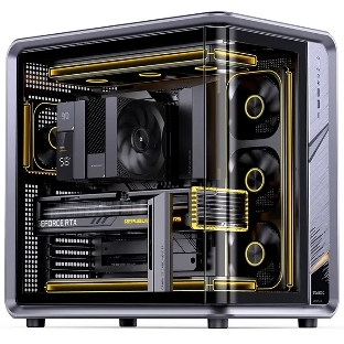 Корпус Jonsbo Jonsplus BO400CG, Midi-Tower, серый