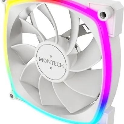 Вентилятор для корпуса MONTECH RX120 PWM белый, 120 мм, 1600 об/мин, 27 дБ, 4 pin