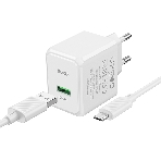 Сетевое зарядное устройство HOCO CS12Am White СЗУ 1USB 3.0A QC3.0 18W быстрая зарядка