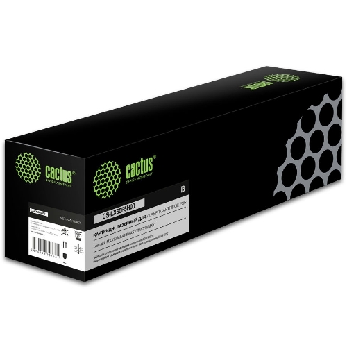 Картридж лазерный Cactus CS-LX60F5H00 60F5H00 черный (10000 стр.) для Lexmark MX310/MX410/MX510/MX511