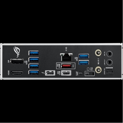 Материнская плата ASUS ROG STRIX B860-F GAMING WIFI, LGA 1851, Intel B860, 4xDDR5, 4xSATA, 4xM.2, 1xPCIe 5.0 x16, 1xPCIe 4.0 x16, 1xDP, 1xHDMI, 1x 2.5Gb LAN, 1xUSB 20Gbps, 1xUSB 10Gbps, 6xUSB-A 5Gbps, 2xUSB 2.0, 3x3.5 мм, 7.1, ATX