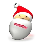 Флешка USB SmartBuy NY series Santa-A (SB16GBSantaA), 16Gb, USB 2.0, R/W 25/15, красный/белый