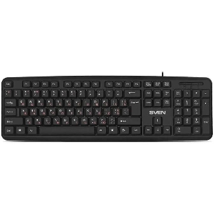Клавиатура SVEN KB-S230 проводная, USB Type-A, чёрный