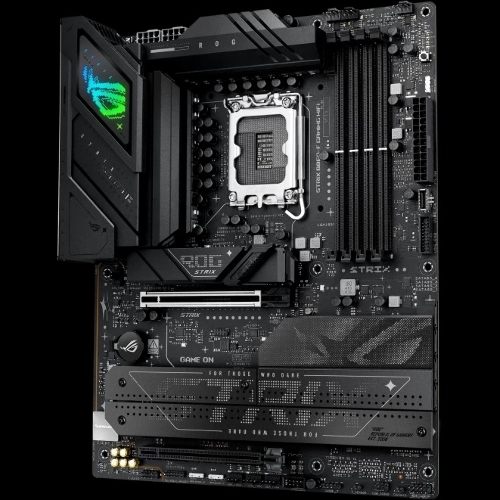 Материнская плата ASUS ROG STRIX B860-F GAMING WIFI, LGA 1851, Intel B860, 4xDDR5, 4xSATA, 4xM.2, 1xPCIe 5.0 x16, 1xPCIe 4.0 x16, 1xDP, 1xHDMI, 1x 2.5Gb LAN, 1xUSB 20Gbps, 1xUSB 10Gbps, 6xUSB-A 5Gbps, 2xUSB 2.0, 3x3.5 мм, 7.1, ATX