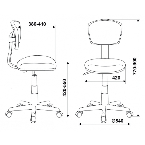 Кресло Бюрократ CH-W299 белый, сетка, 120 кг