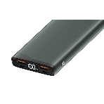 Портативный аккумулятор OLMIO QL-10, 10000mAh, 22.5W, QuickCharge3.0/PowerDelivery, LCD, серый