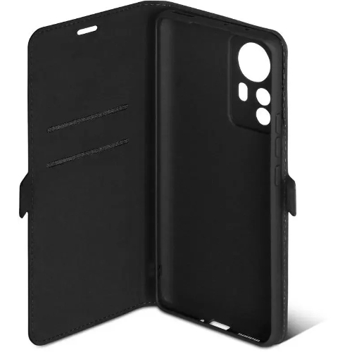 Чехол (флип-кейс) DF xiFlip-79, для Xiaomi 12 Pro, черный xiflip-79 (black)