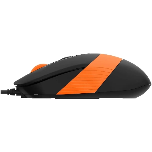 Мышь проводная A4Tech Fstyler FM10S черный/оранжевый, 1600 dpi, USB, кнопки - 4