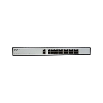 Коммутатор неуправляемый PoE ORIGO OS1226P/285W/A1A 24x100Base-TX PoE+, 2x1000Base-T, PoE-бюджет 285 Вт, корпус металл