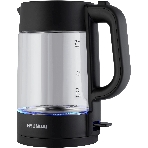 Чайник электрический Hyundai HYK-G7707 1.7л. 2200Вт графит корпус: стекло