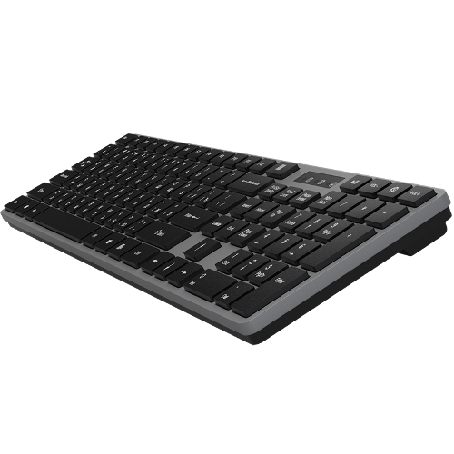 Клавиатура беспроводная Maxvi KWS-02 dark grey