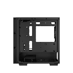 Компьютерный корпус Deepcool CH360 без БП, боковое окно (закаленное стекло), 2x140мм ARGb LED вентилятор спереди и 1x120мм ARGb LED вентилятор сзади, черный, mATX