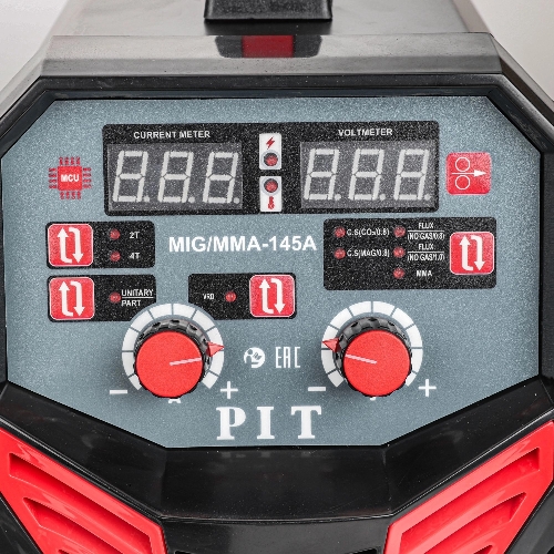 Сварочный полуавтомат P.I.T. PMIG145-C2 ММА 4.0кВт (кейс в комплекте)