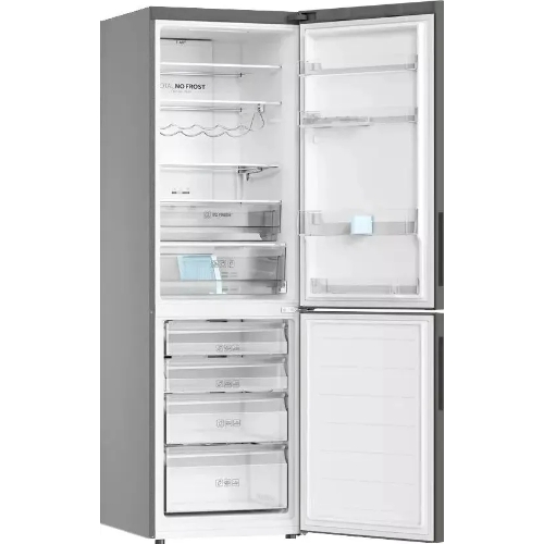 Холодильник Haier C2F636CFRGU1 серебристый двухкамерный 256/108 л морозилка снизу, No Frost