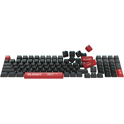 Клавиатура проводная A4Tech Bloody AT98 USB черный/красный
