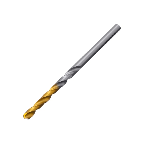 Сверло спиральное по металлу Denzel 4 x 75мм, Р6М5, Golden Tip