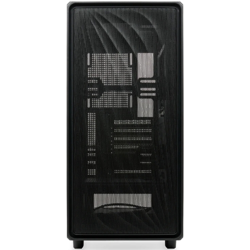 Компьютерный корпус без блока питания HSPD M510, Mesh Mid Tower, черный, TG, 0.5 SPCC, no fans ATX, mATX, mITX 180/280/160мм 1x2.5