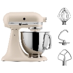 Настольный миксер с откидным блоком KitchenAid 5KSM125EMH Artisan 4.8 л, кремовый
