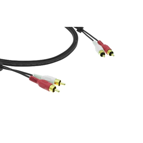 Кабель Kramer C-2RAM/2RAM-3, 2 RCA на 2 RCA (Вилка - Вилка), 0,9м, 95-0202003