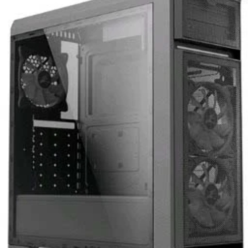 Компьютерный корпус ZALMAN N5 OF, ATX, черный, WINDOW, 1x5.25