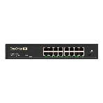 Коммутатор неуправляемый ExeGate EDGS-1016D (16-портовый гигабитный UTP 10/100/1000 Base-T, металлический корпус, с возможностью установки в стойку, с функцией энергосбережения (EEE))
