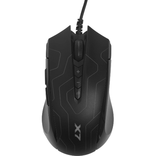 Мышь проводная A4Tech X89 Maze черный, 2400 dpi, USB, кнопки - 8